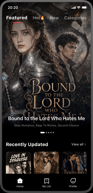 ComeDrama app featured dramas screen
